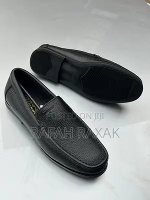 Original Black Salvatore Ferragamo Leather Loafers Moccasins