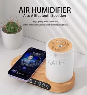 Smart Aroma Diffuser With Wireless Charger-White