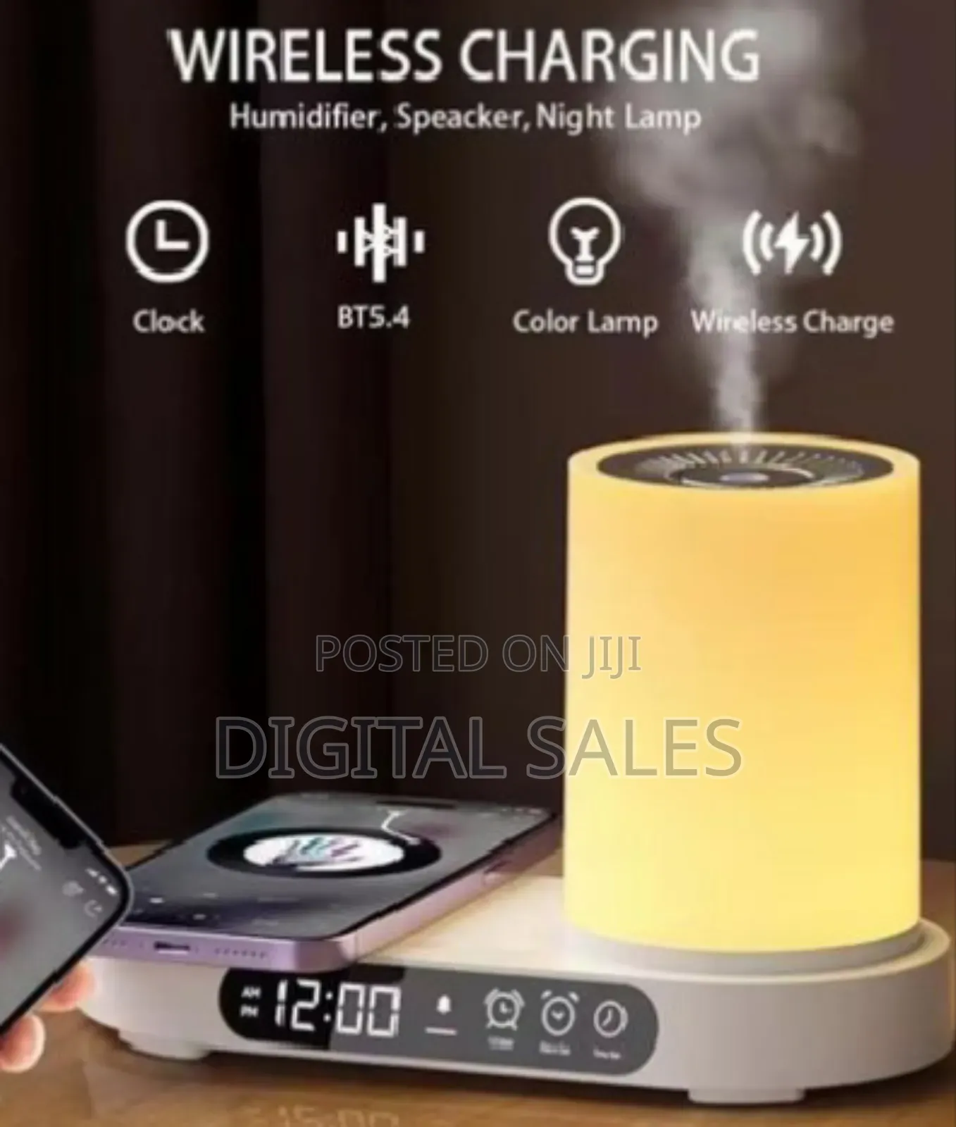 Smart Aroma Diffuser With Wireless Charger