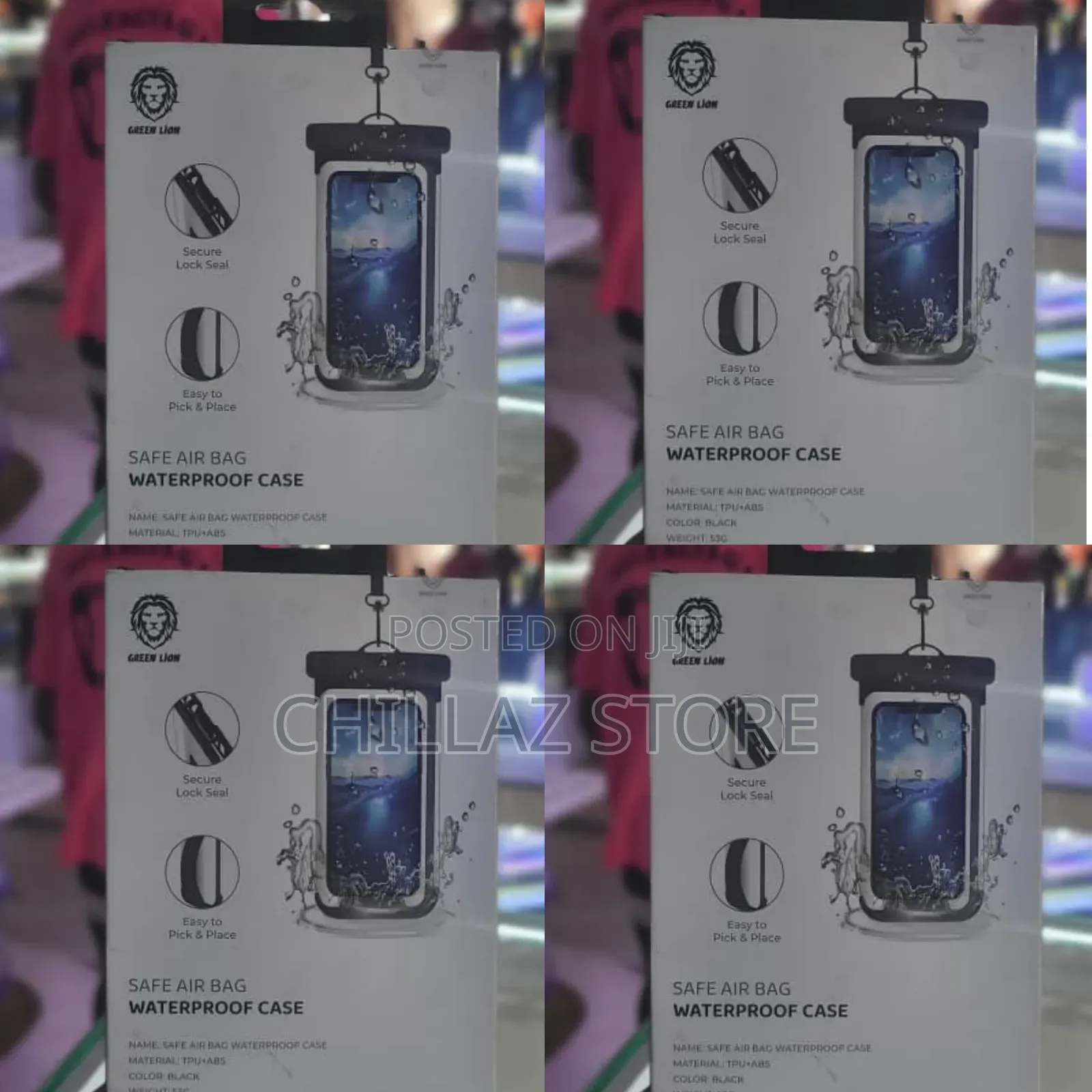 Green Lion Safe Waterproof Case.