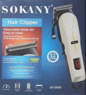 Sokany Sk-9909 Proffessional Rechargeable Hair Clipper