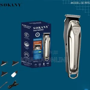 Sokany Rechargeable Clipper Wireless Shaving Machine-Sk-9915