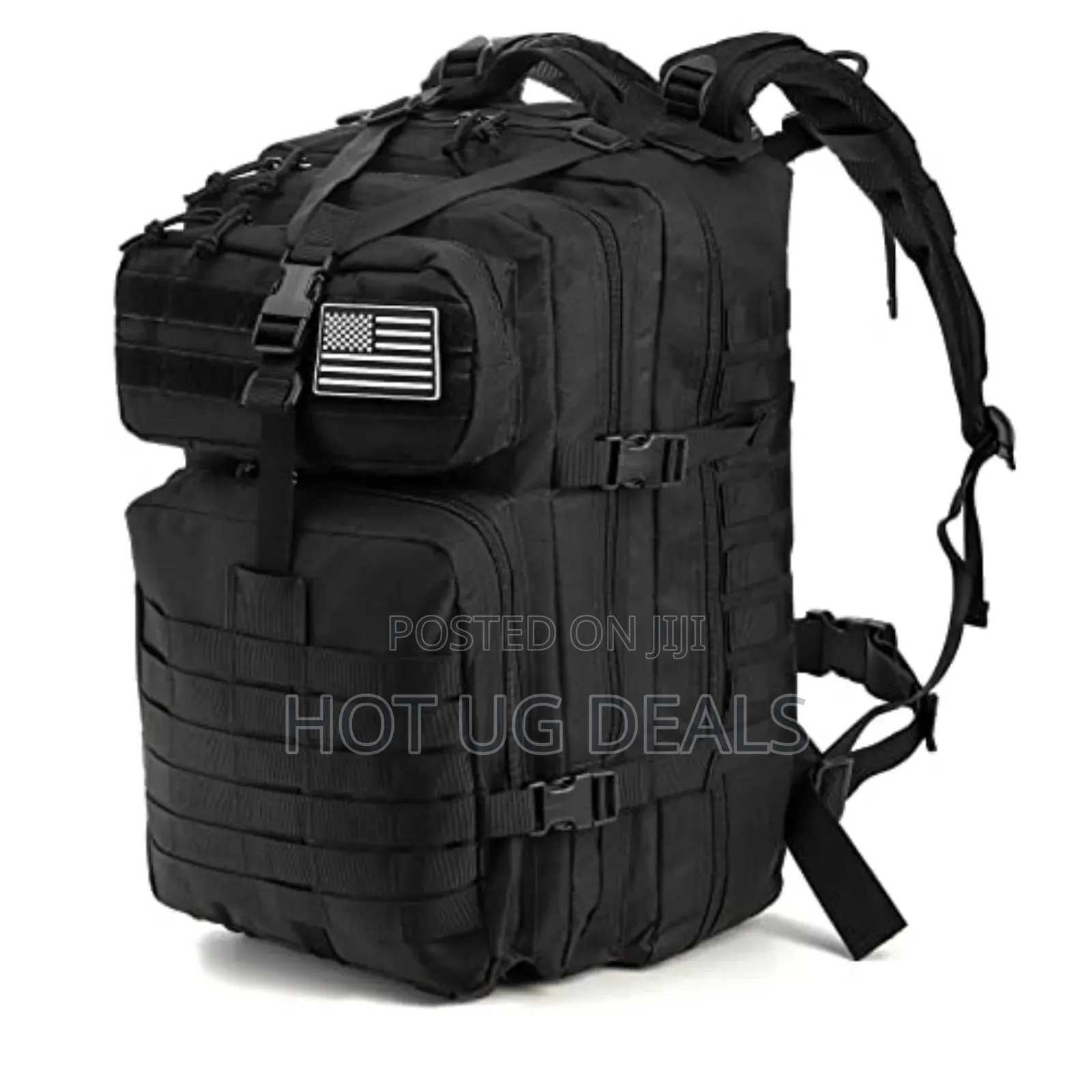 45l Large Capacity Tactical Backpack - Black