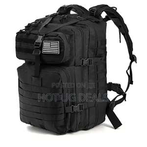 45l Large Capacity Tactical Backpack - Black