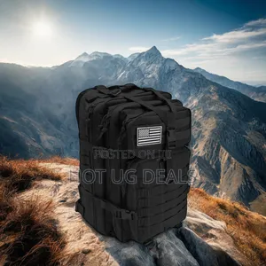 45l Large Capacity Tactical Backpack - Black