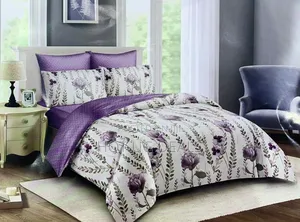 6x6 4pc Duvet Set With 1bedsheet&2 Pillow Cases, 1 Duvet