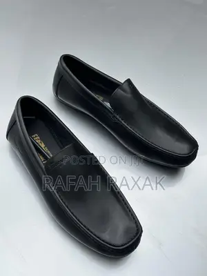 Original Flat Sole Salvatore Ferragamo Leather Moccasins