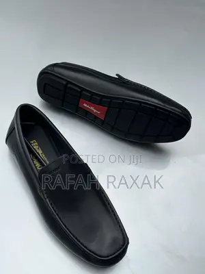 Original Flat Sole Salvatore Ferragamo Leather Moccasins