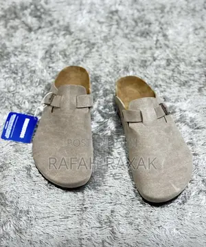 Men’S Classic Beige Clog Birkenstock Boston Sandals