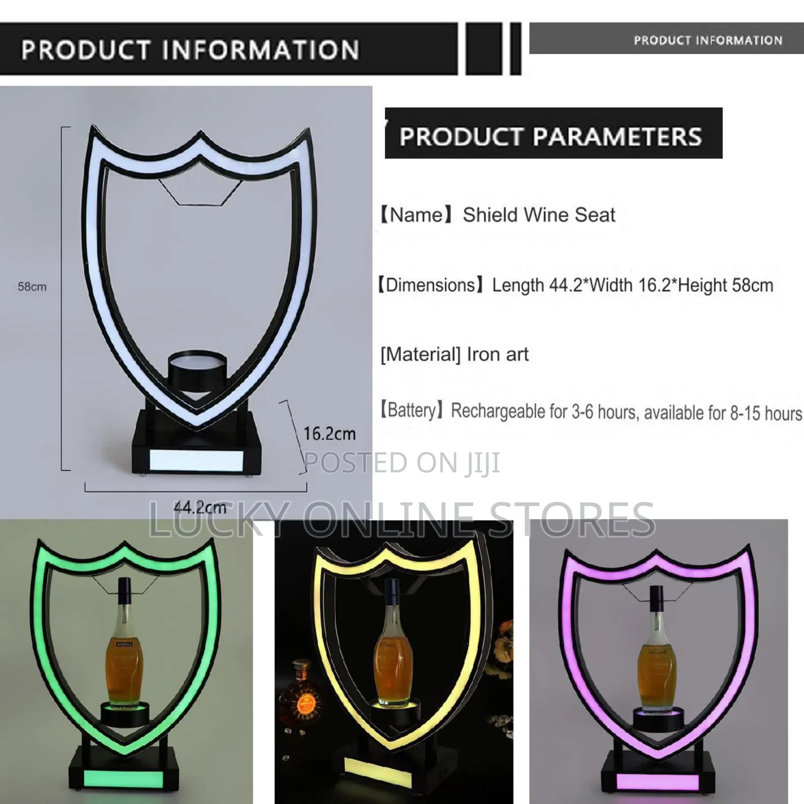 Led Wine Display Rack