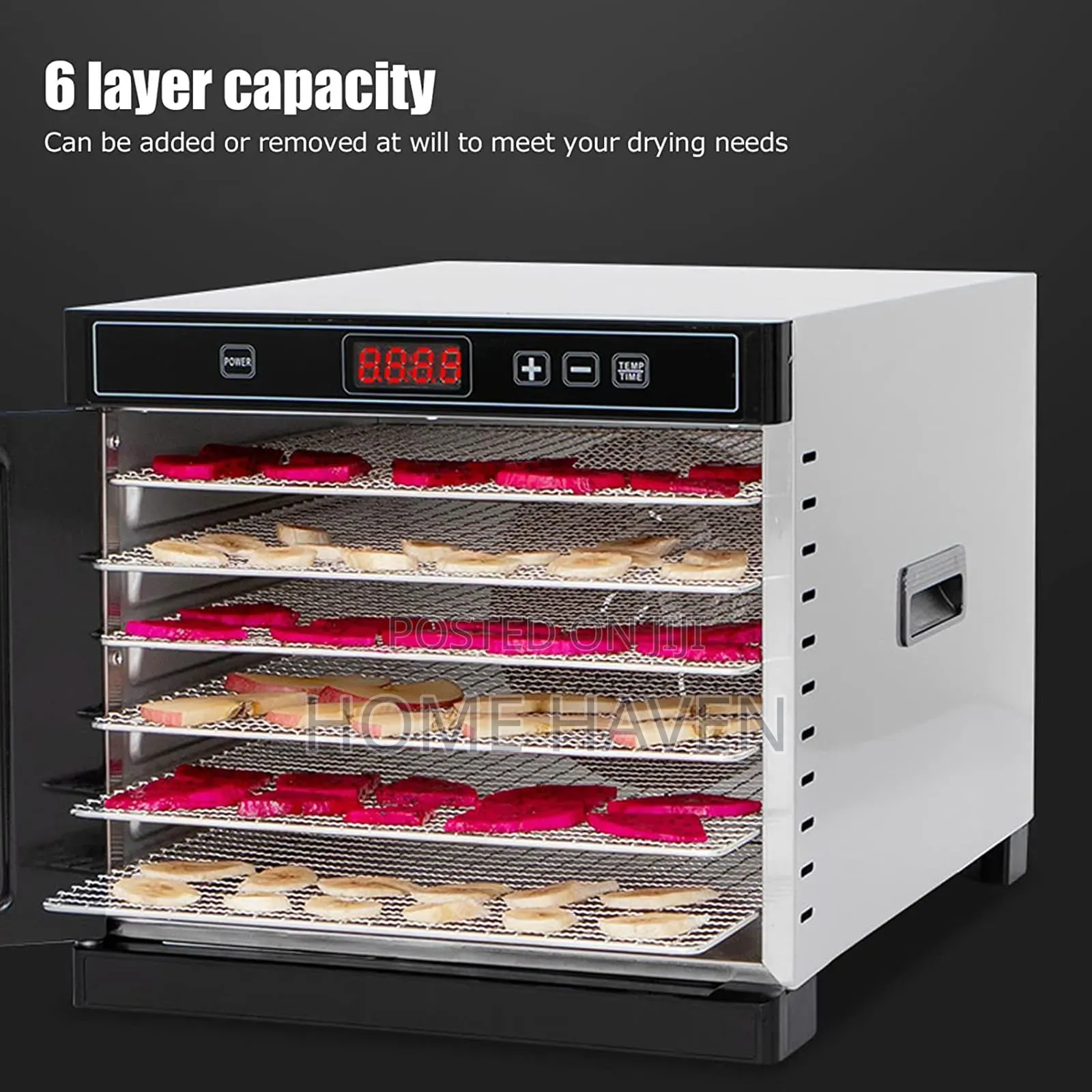 Adjustable Temperature Food Dehydrator