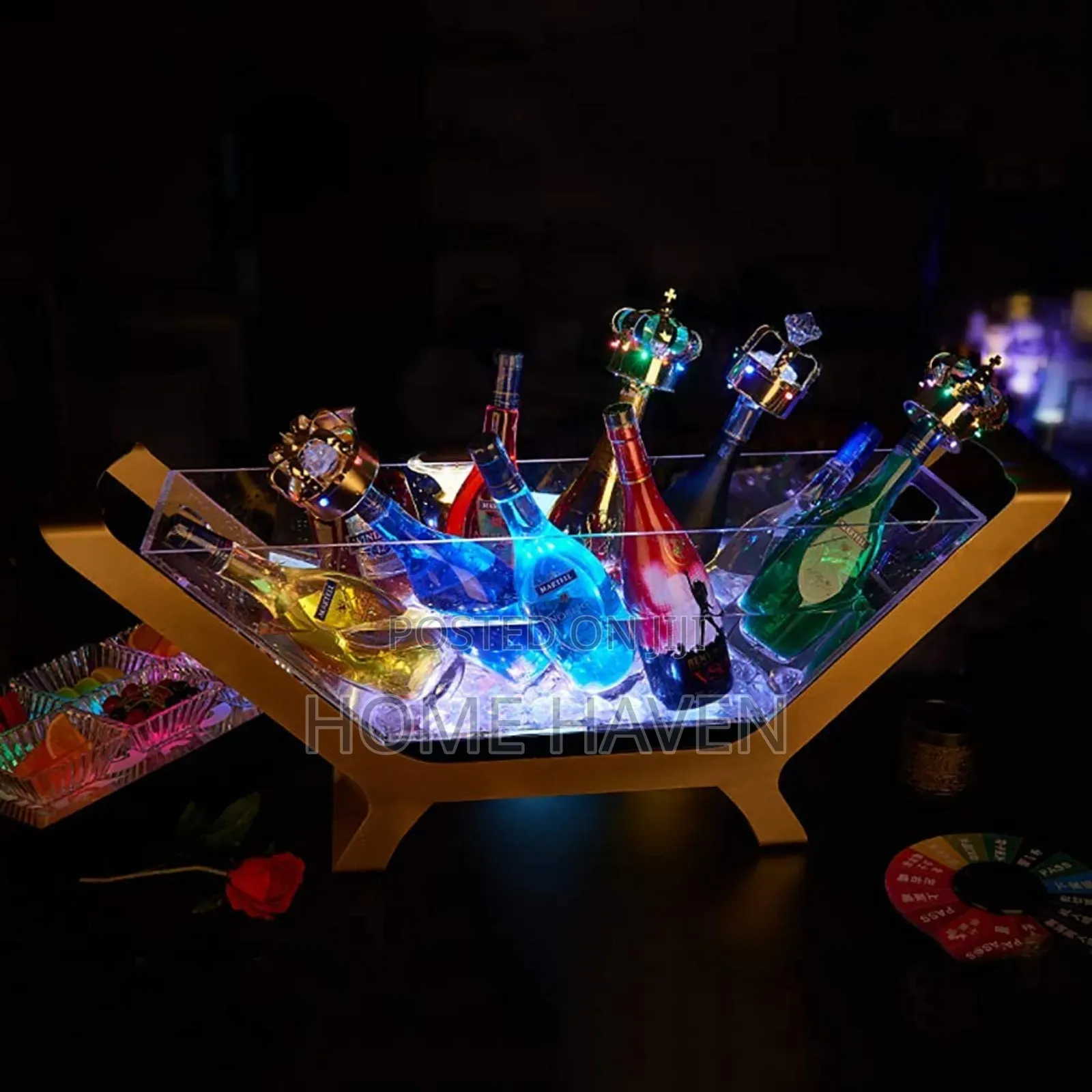 Boat Shape Led Glowing Ice Bucket