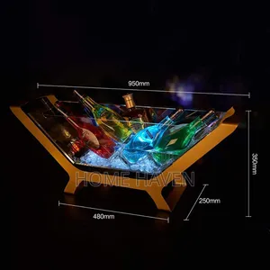 Boat Shape Led Glowing Ice Bucket