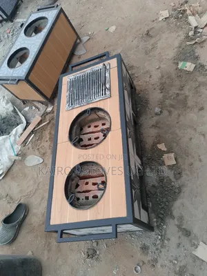 Combo of Charcoal Stove and Roasting Grill