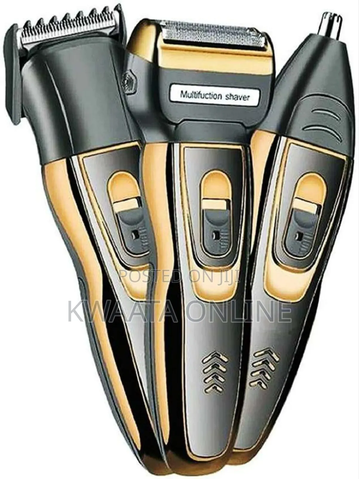 Geemy Premium 3-in-1 Rechargeable Trimmer Hair, Beard Nose