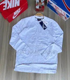 Plain White Long Sleeved Tshirt