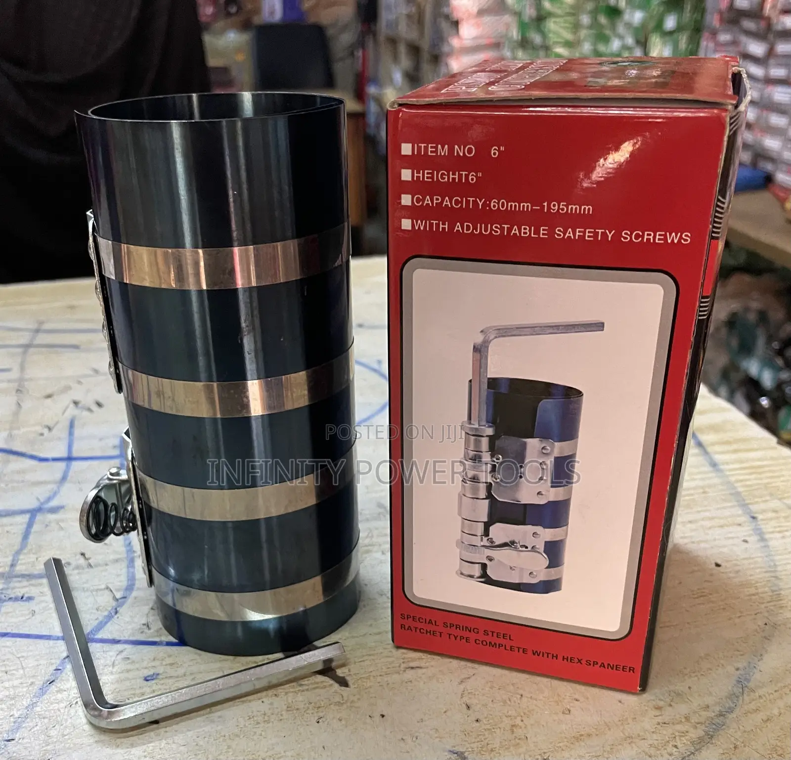 Piston Ring Compressor(6”)