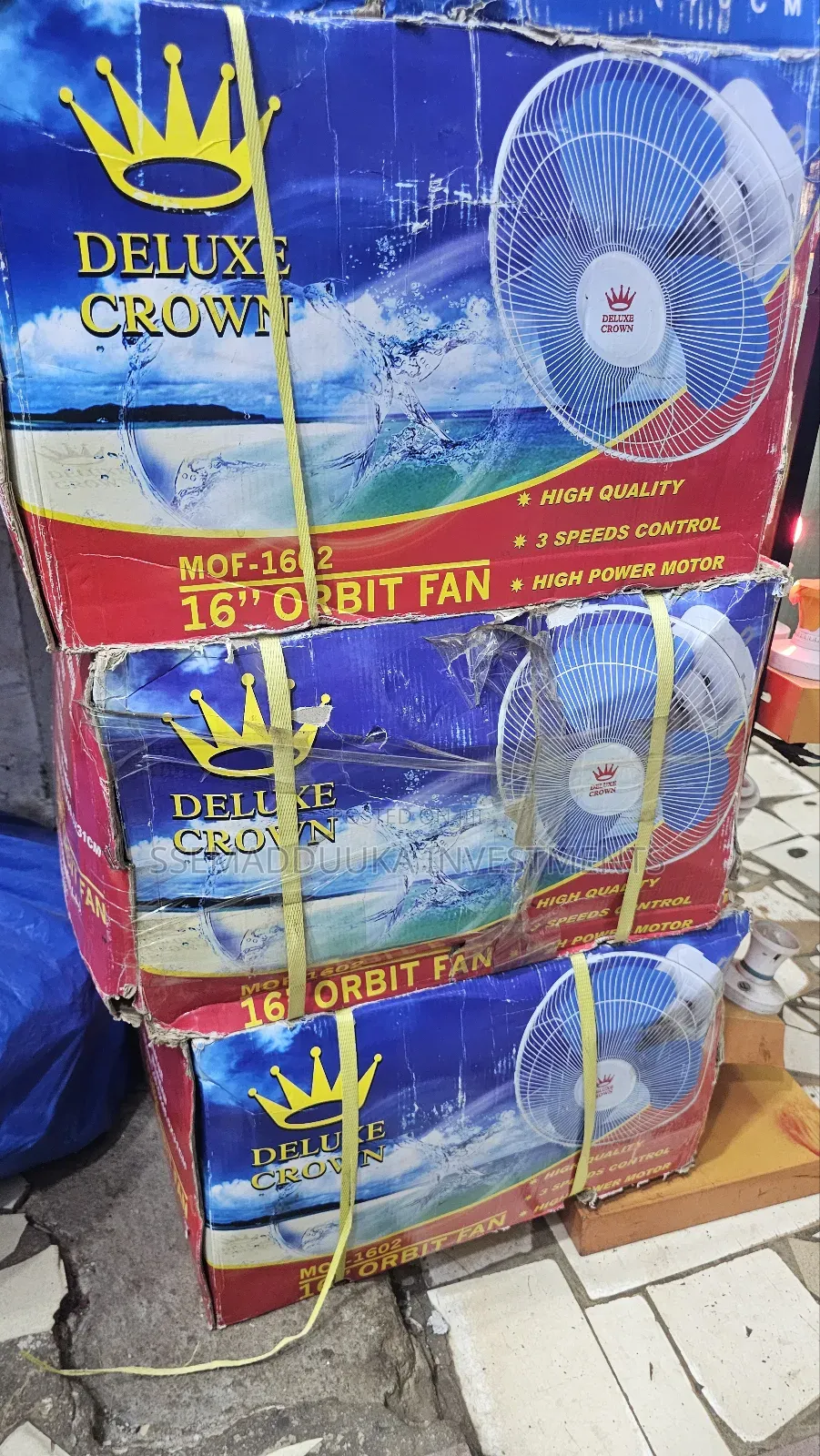Deluxe Crown Ceiling Fan