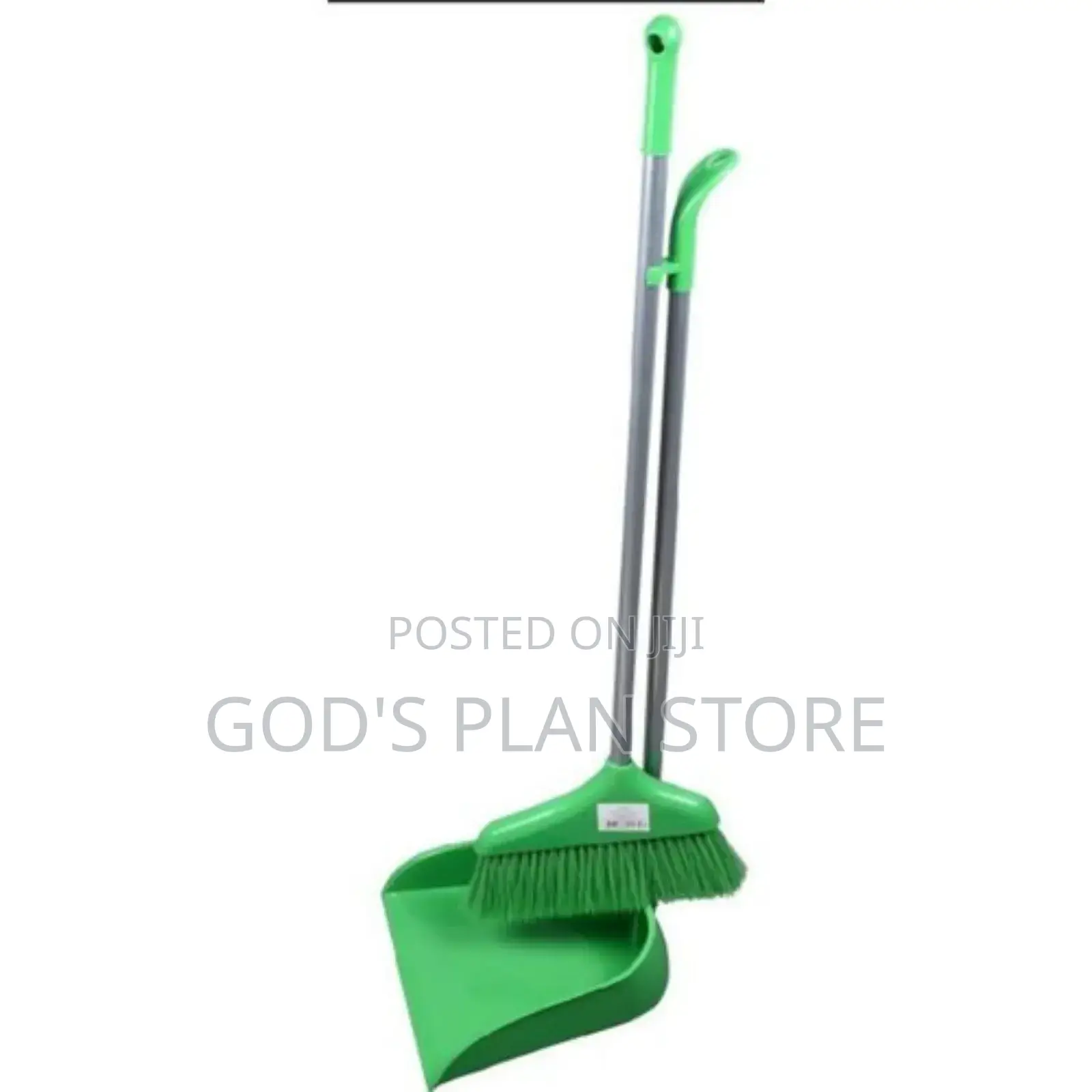 Long Handle Broom and Standing Dust Pan
