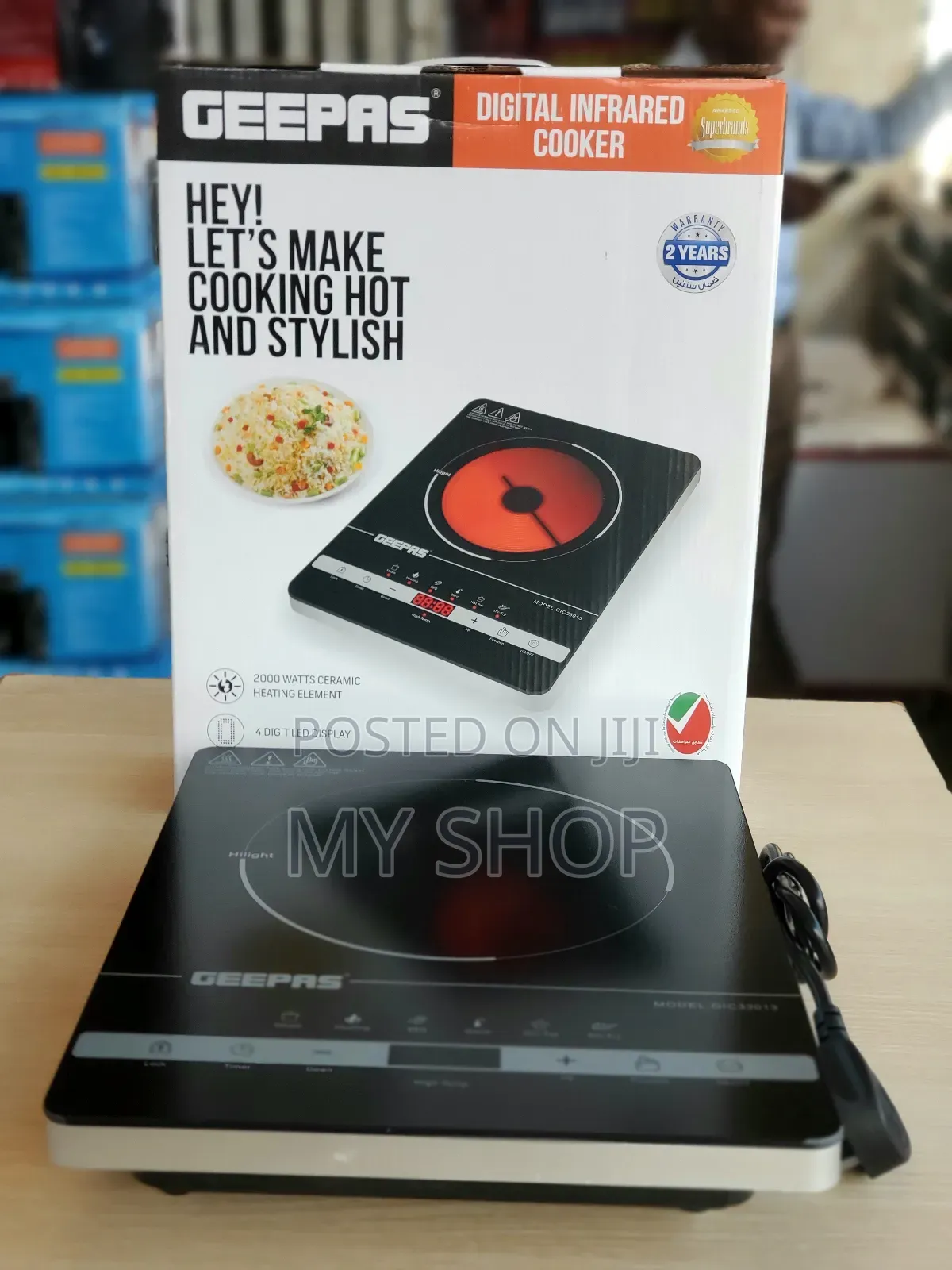 Geepas Infrared Cooker Gic33013