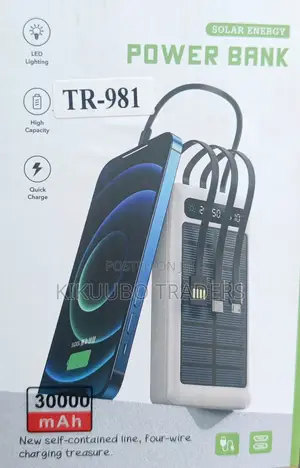 30000mah Solar Power Bank
