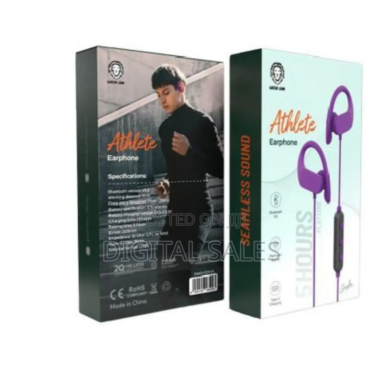Green Lion Athlete Bluetooth-Purple