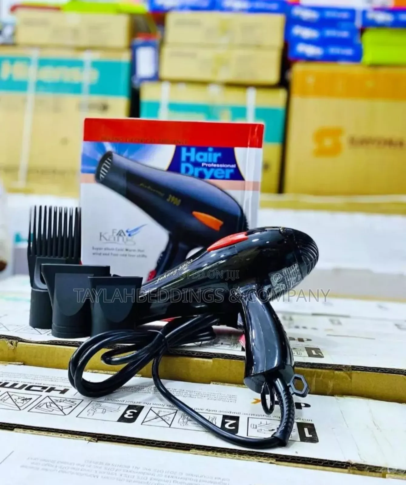 Fakang Hair Dryer and Blower – Black