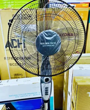 Goldentec16′′ Floor Stand Fan – Black