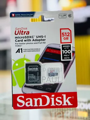 Ultra Microsdxc Uhs 1 Card With Adapter