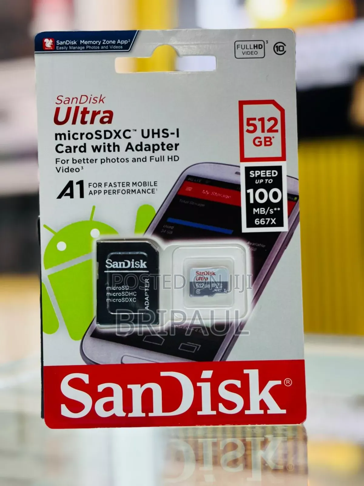 Ultra Microsdxc Uhs 1 Card With Adapter