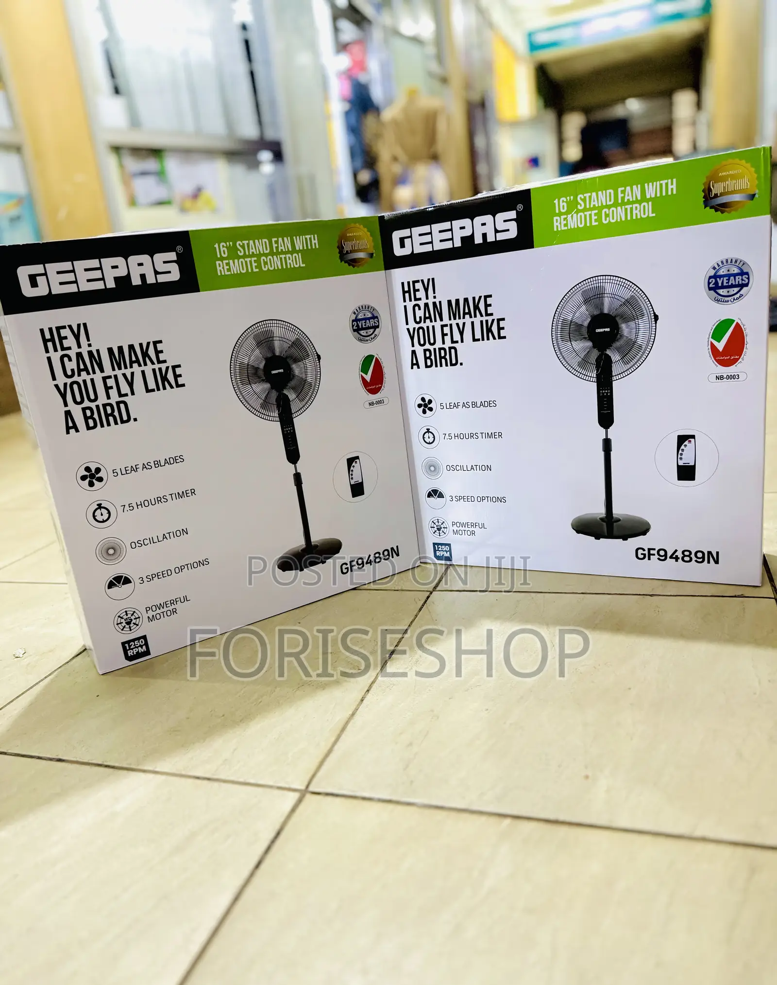 Geepas Fan With Remote