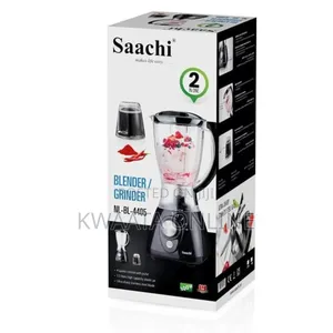 Saachi 2 in 1 Blender / Grinder 1.5 Litres Nl-Bl-4405