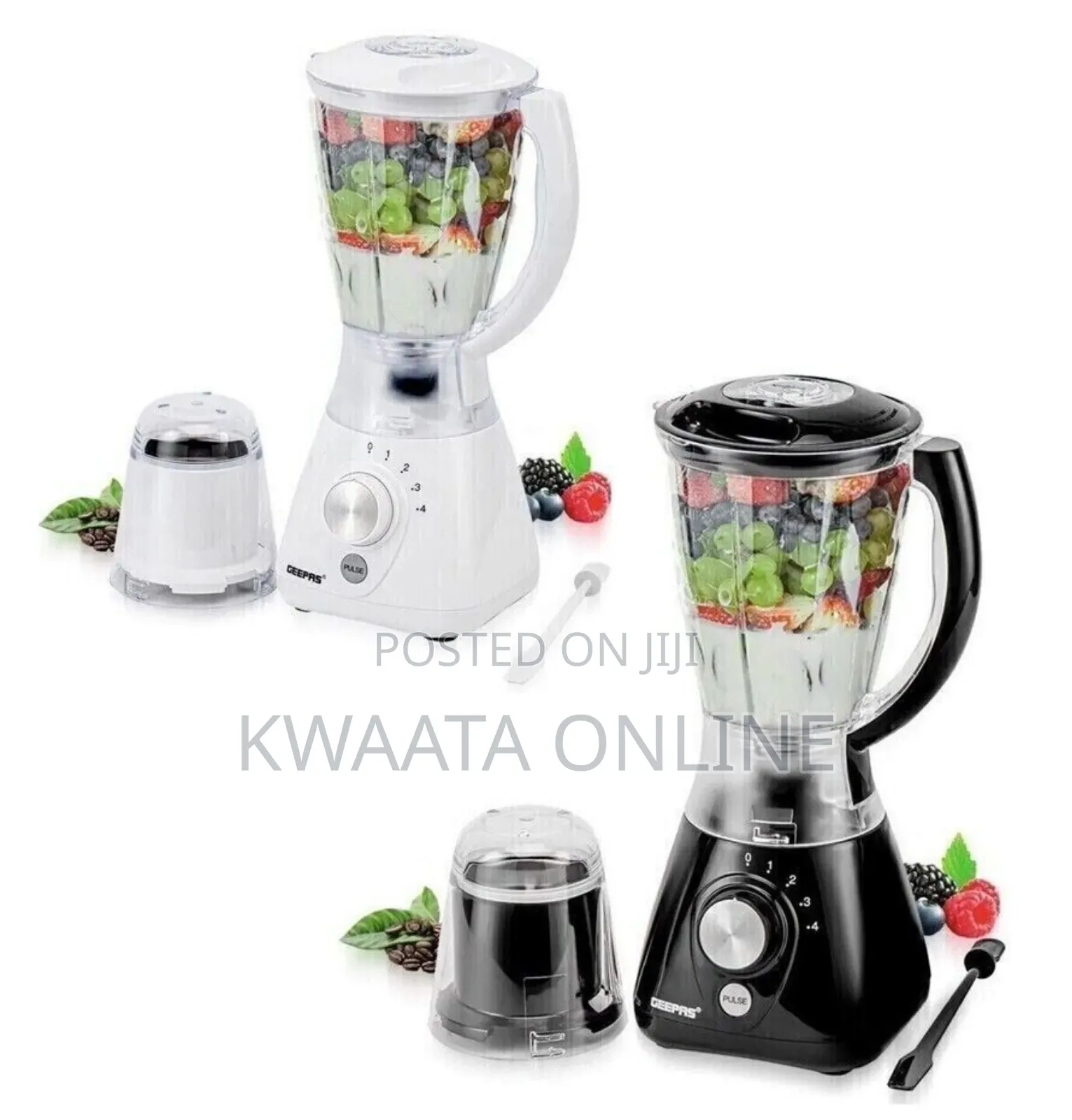 Saachi 2 in 1 Blender / Grinder 1.5 Litres Nl-Bl-4405
