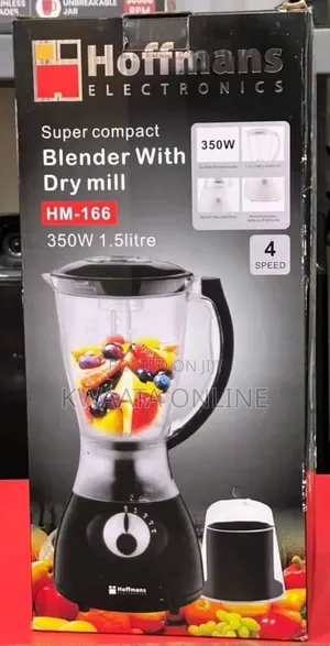 Hoffmans Original Blender 4 Speed Melamine Jar 1.5l