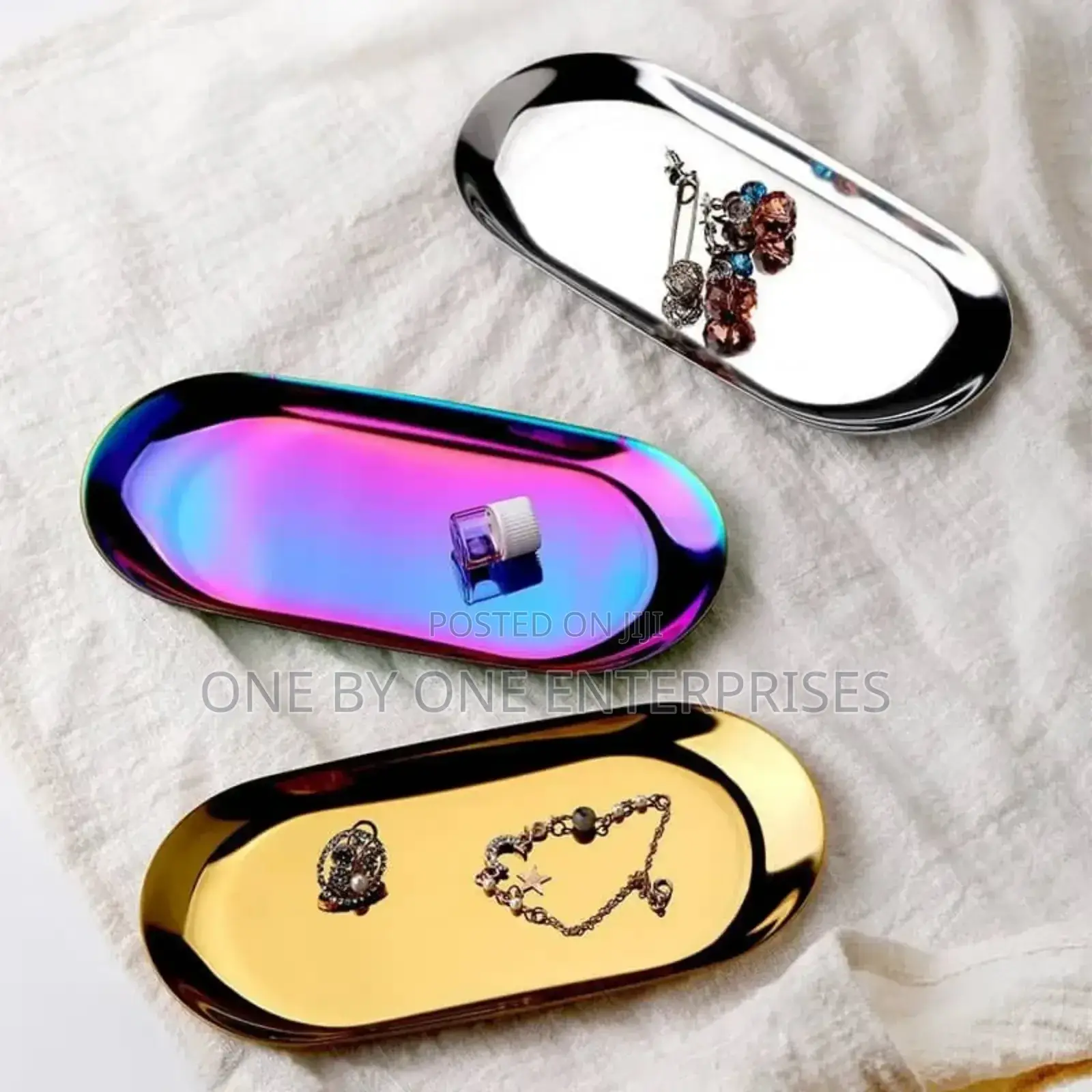 Stainless Steel Decorative Tray.