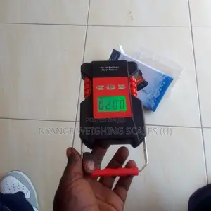 50kg Weigh Black and Red Luggage Weighing Scale Digital Weighing Scale