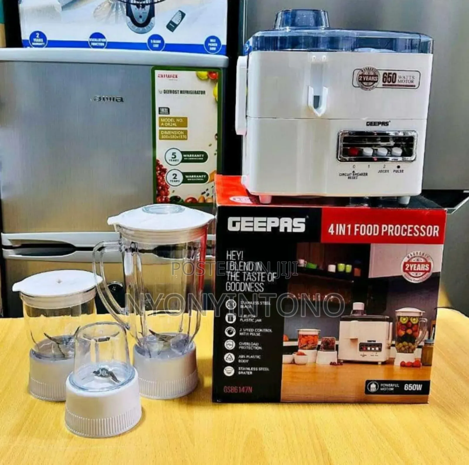 Geepas 4 in 1 Food Processor