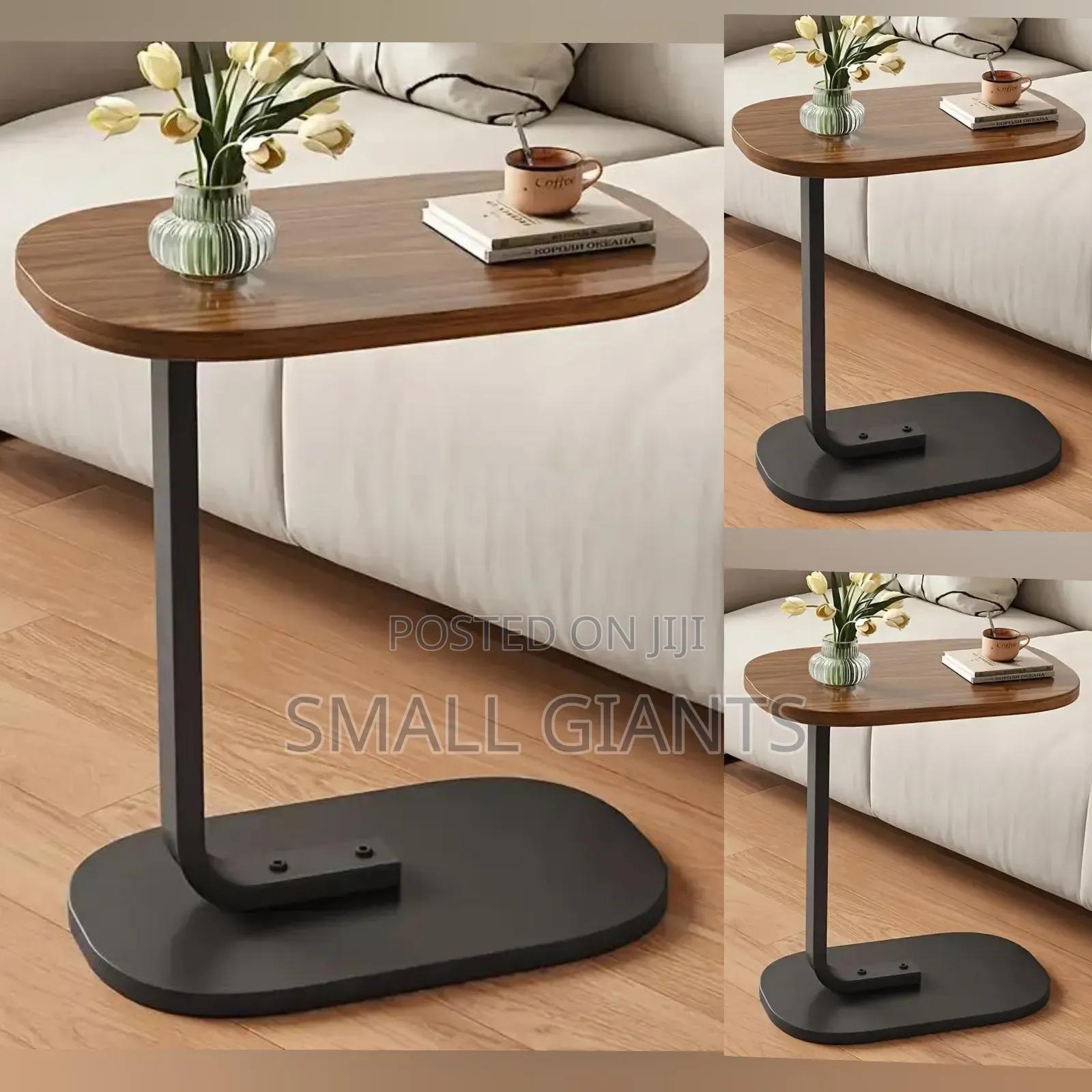 C-Shaped Beside/Sofa Side Coffee Table
