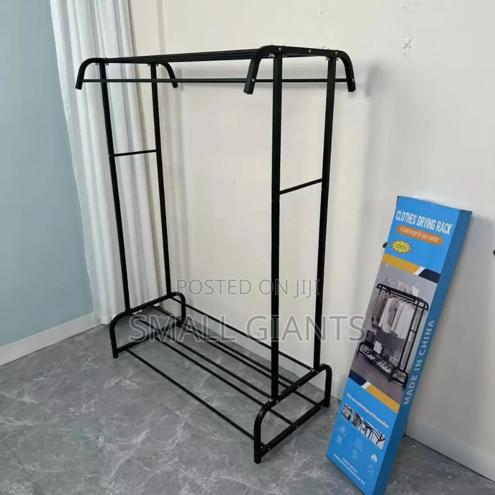 Double Rod Clothing Garment Rack