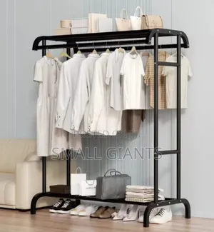 Double Rod Clothing Garment Rack