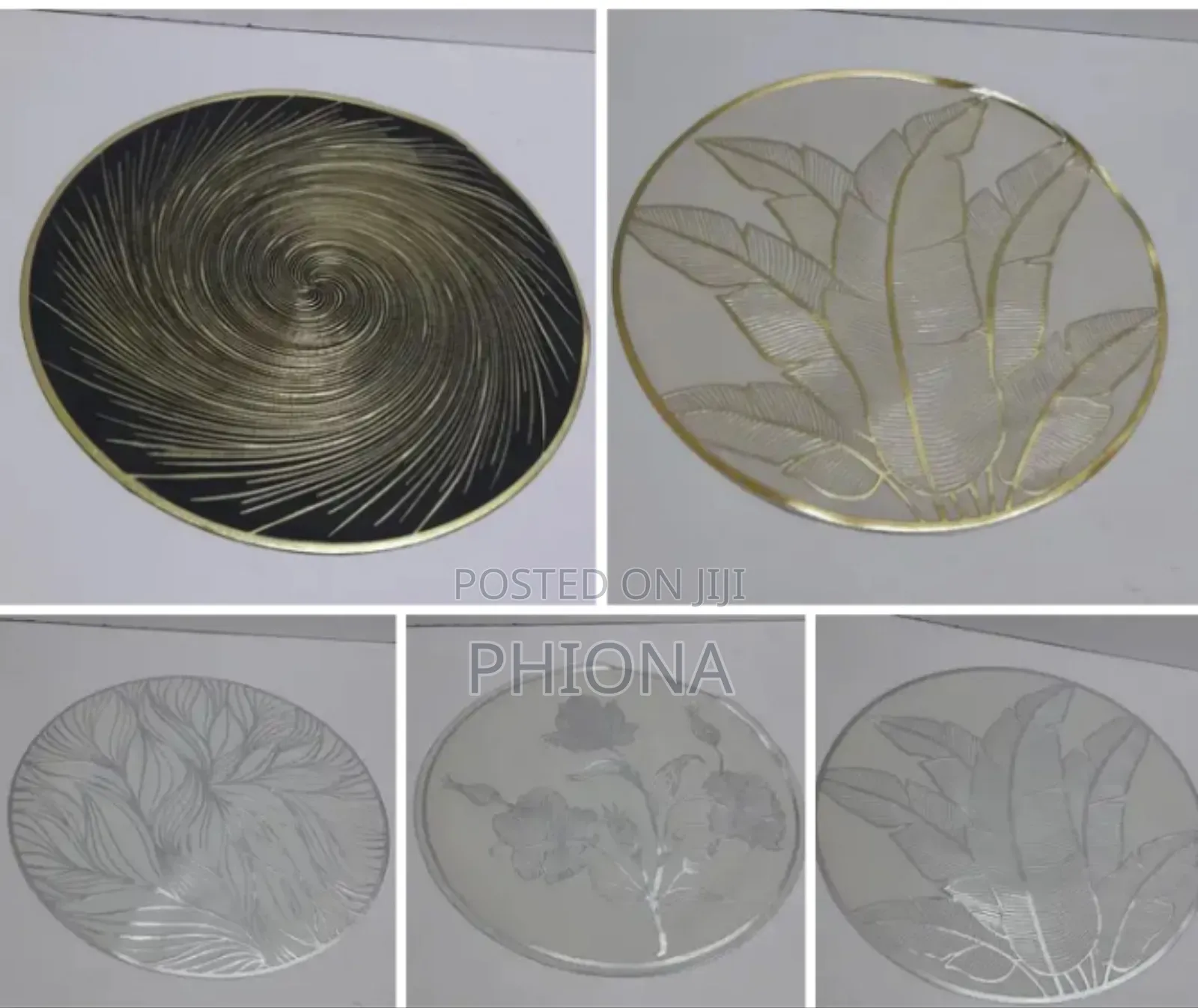 Legit Gold and Silver Table Mats for 6 PCS