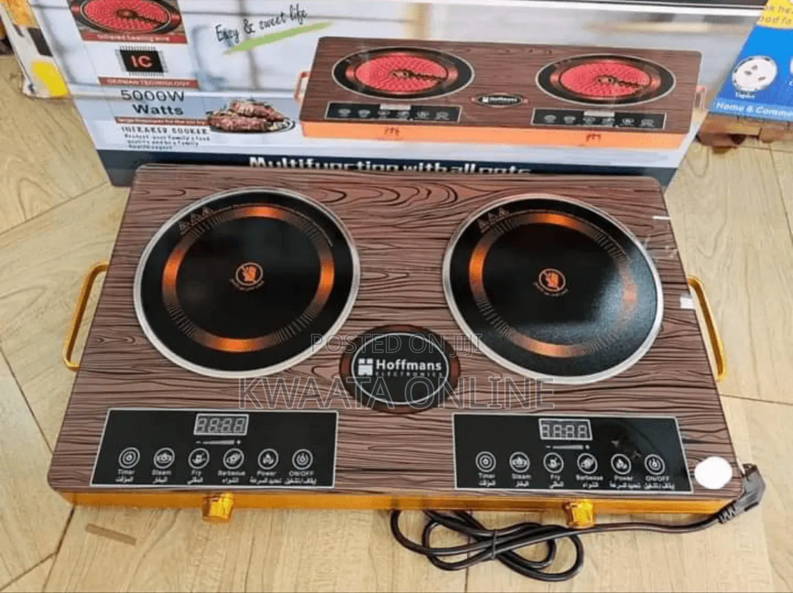 Hoffmans Double Infrared Induction Cooker