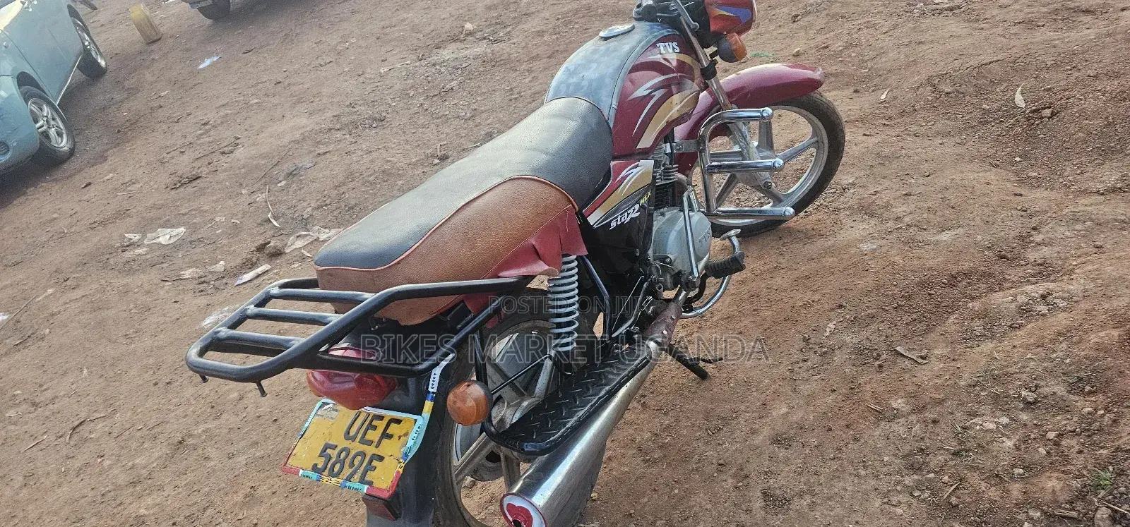 TVS XL 100 2018 Red