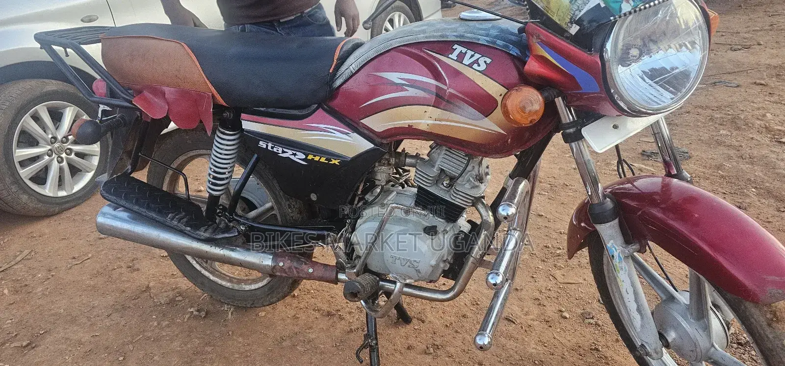 TVS XL 100 2018 Red