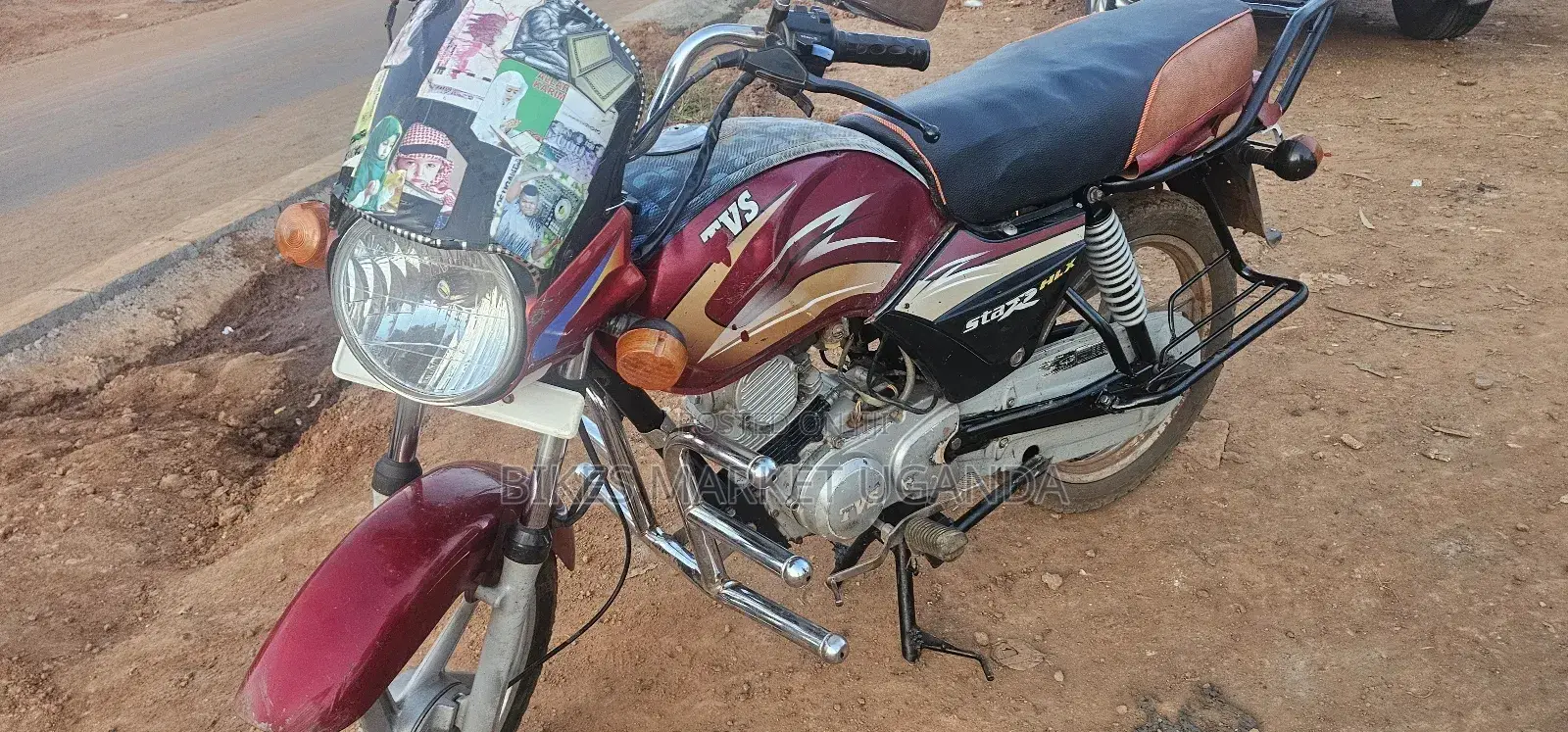 TVS XL 100 2018 Red