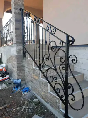 Wrought Iron Rails A01