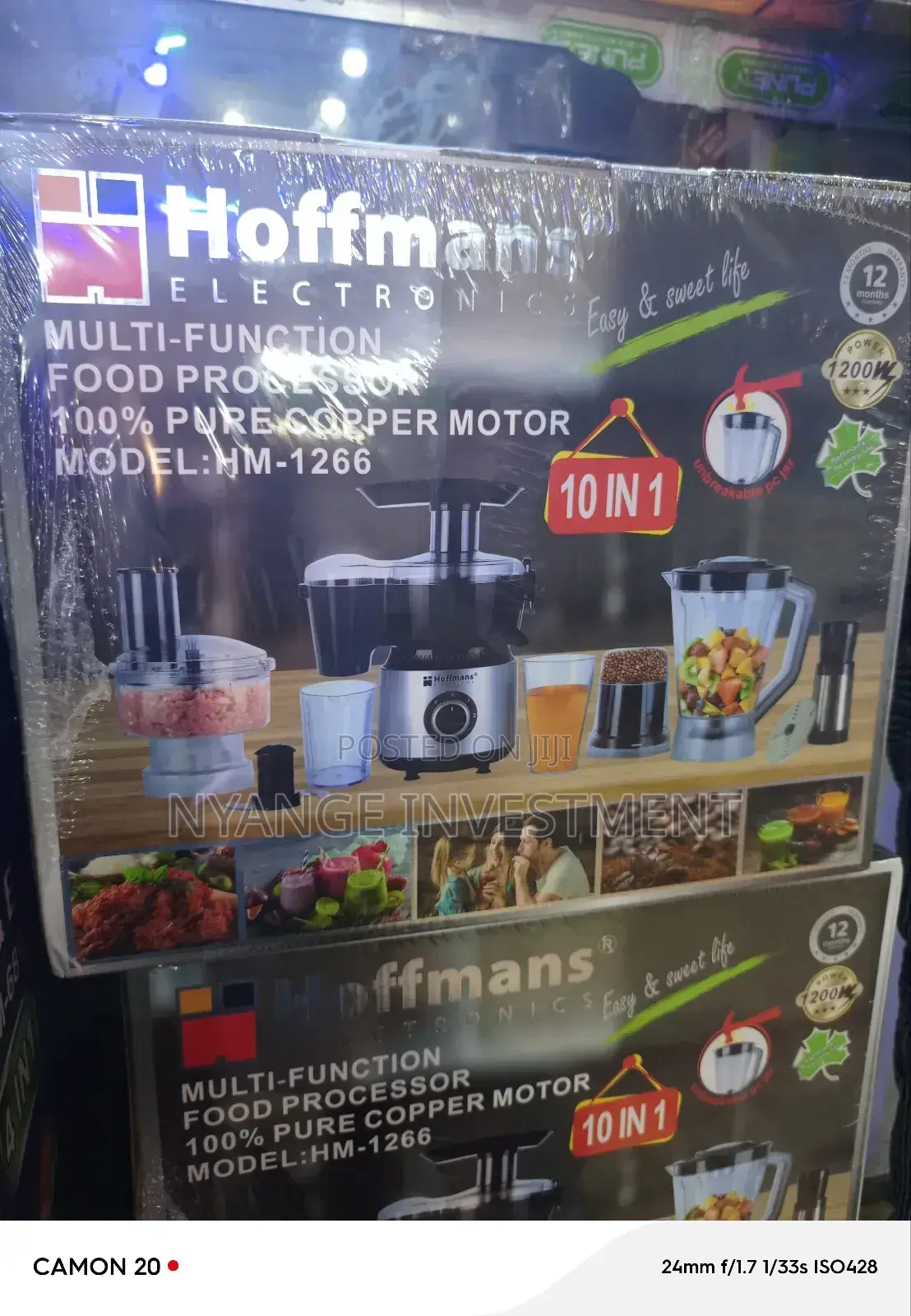 Hoffman 10in1 Food Processor.Multi Functional Food Processor