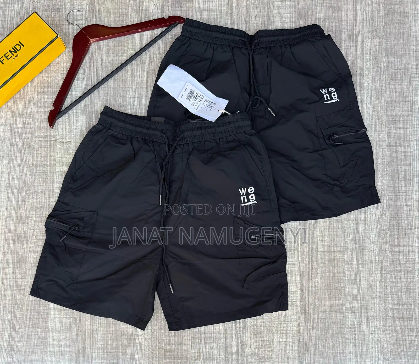 Weng Black Shorts