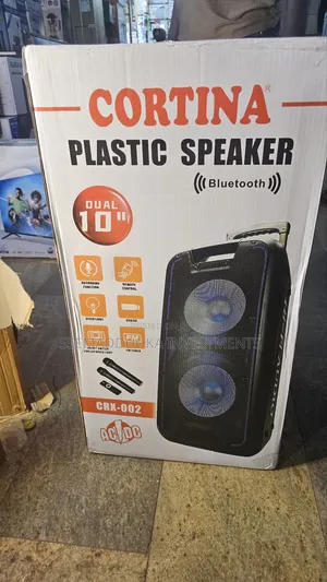 Cortina CRX-002 10" Dual Rechargeable Speaker