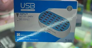 Usb Charging Station 30 Ports-Blue